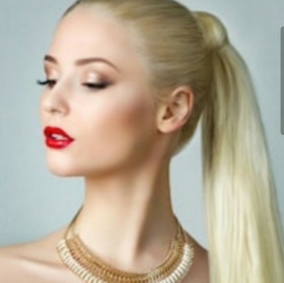 34in ponytail blonde - Picture 5 of 6